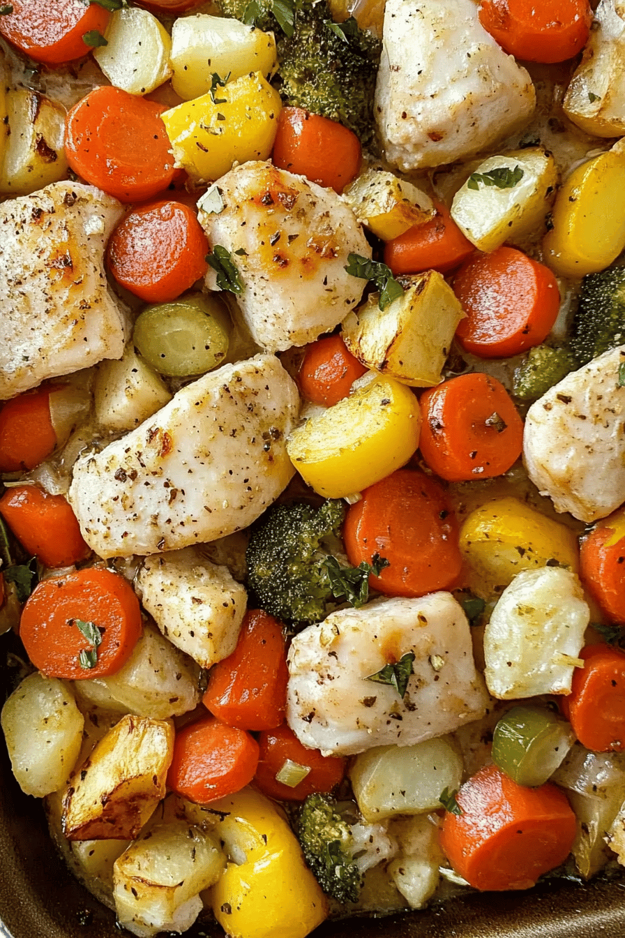 Easy Baked Chicken and Vegetables Recipe