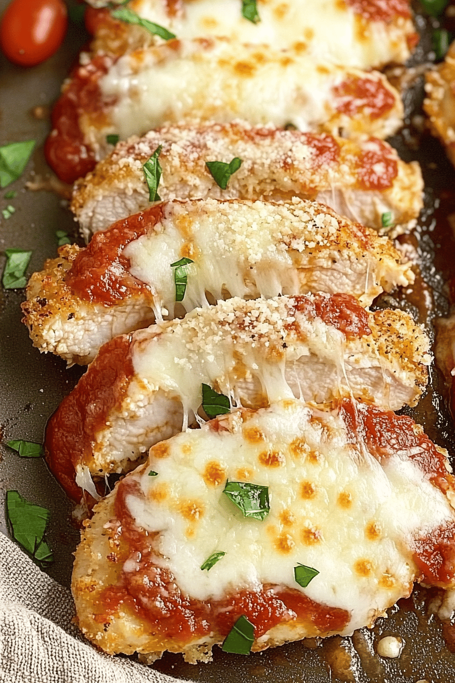 Easy Baked Crispy Chicken Parmesan Recipe ingredients