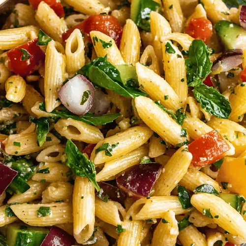Easy Balsamic Pasta Salad Recipe