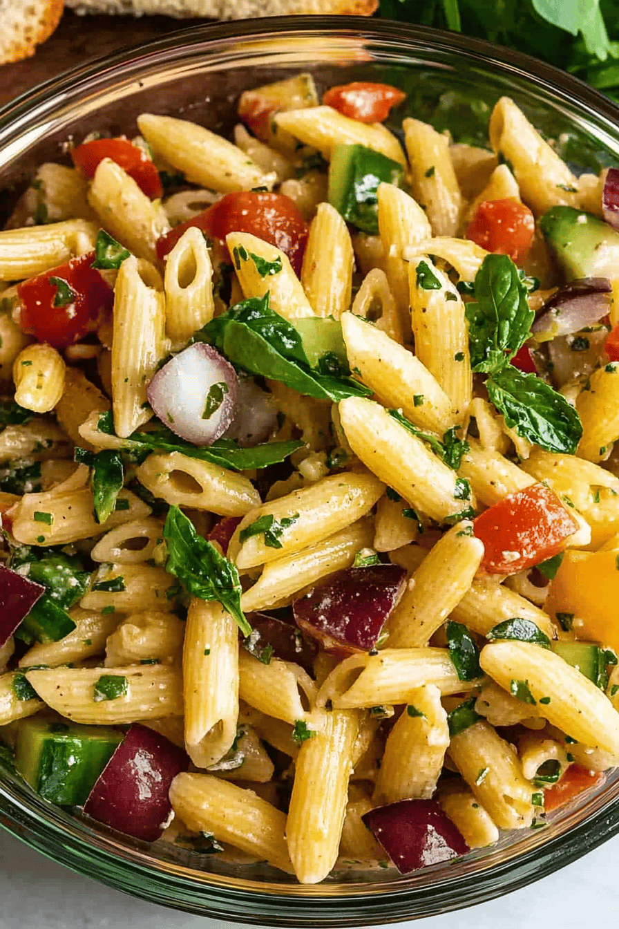 Easy Balsamic Pasta Salad Recipe