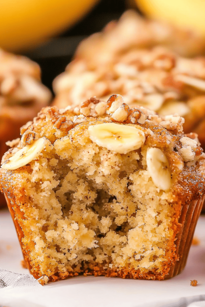 Easy Banana Crunch Muffins Recipe