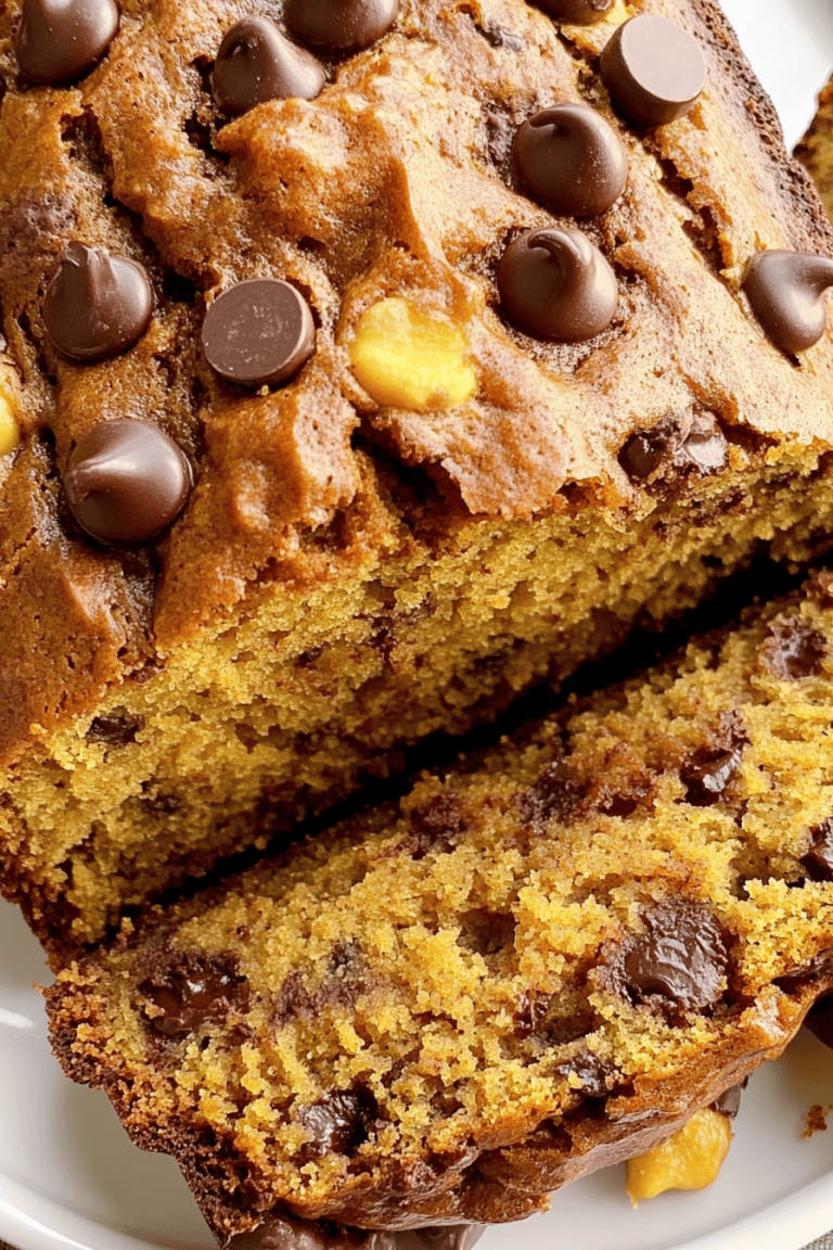 Easy Banana Pumpkin Chocolate Chip Bread Recipe