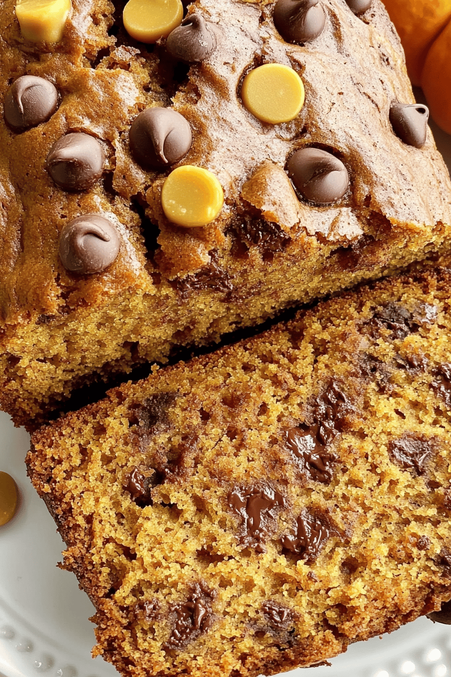 Easy Banana Pumpkin Chocolate Chip Bread Recipe ingredients