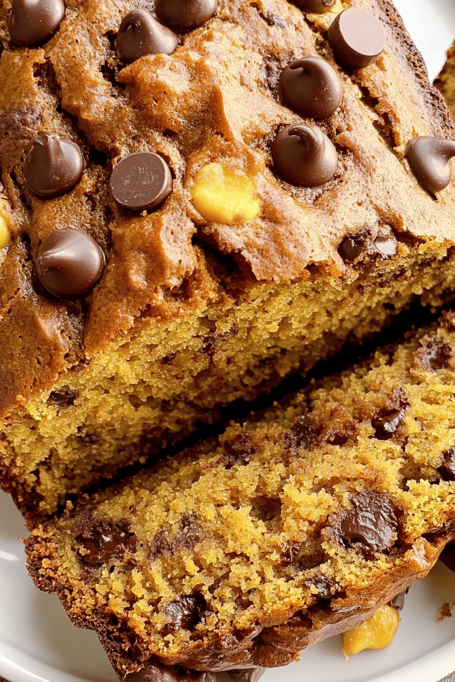 Easy Banana Pumpkin Chocolate Chip Bread Recipe