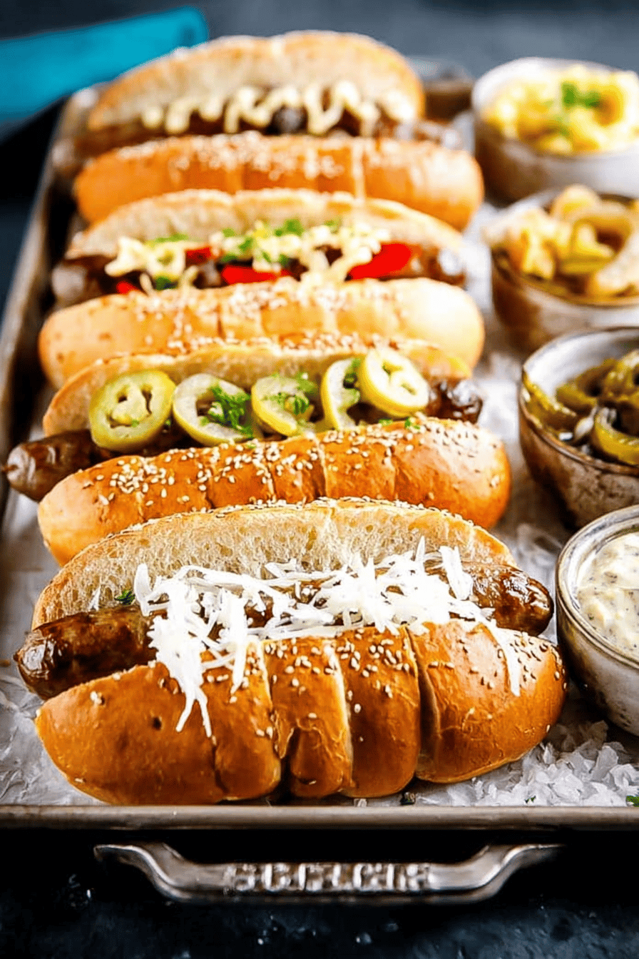 Easy Beer-Infused Brats Recipe Final Dish Presentation