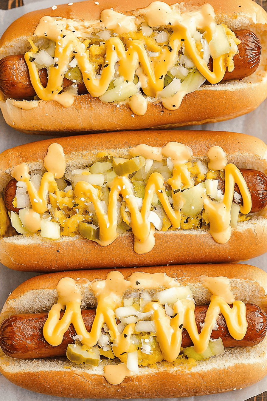 Easy Big Mac Hot Dogs Recipe Final Dish Presentation