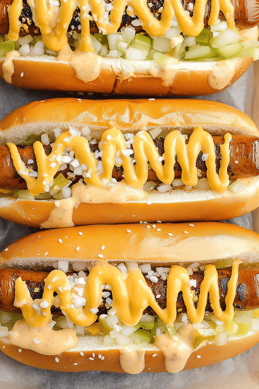 Easy Big Mac Hot Dogs Recipe Final Dish Presentation