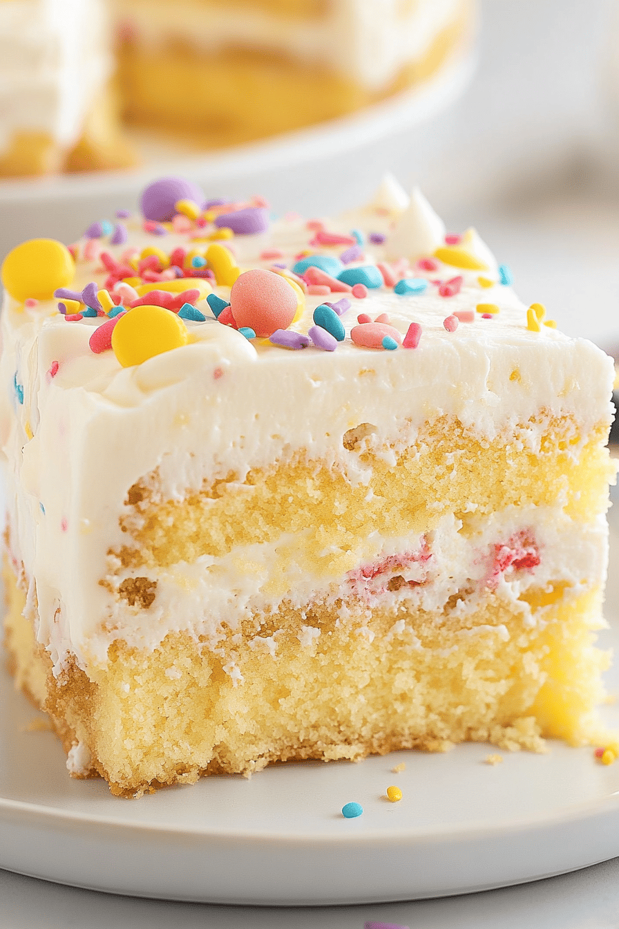 Easy Birthday Cake Lush Recipe ingredients