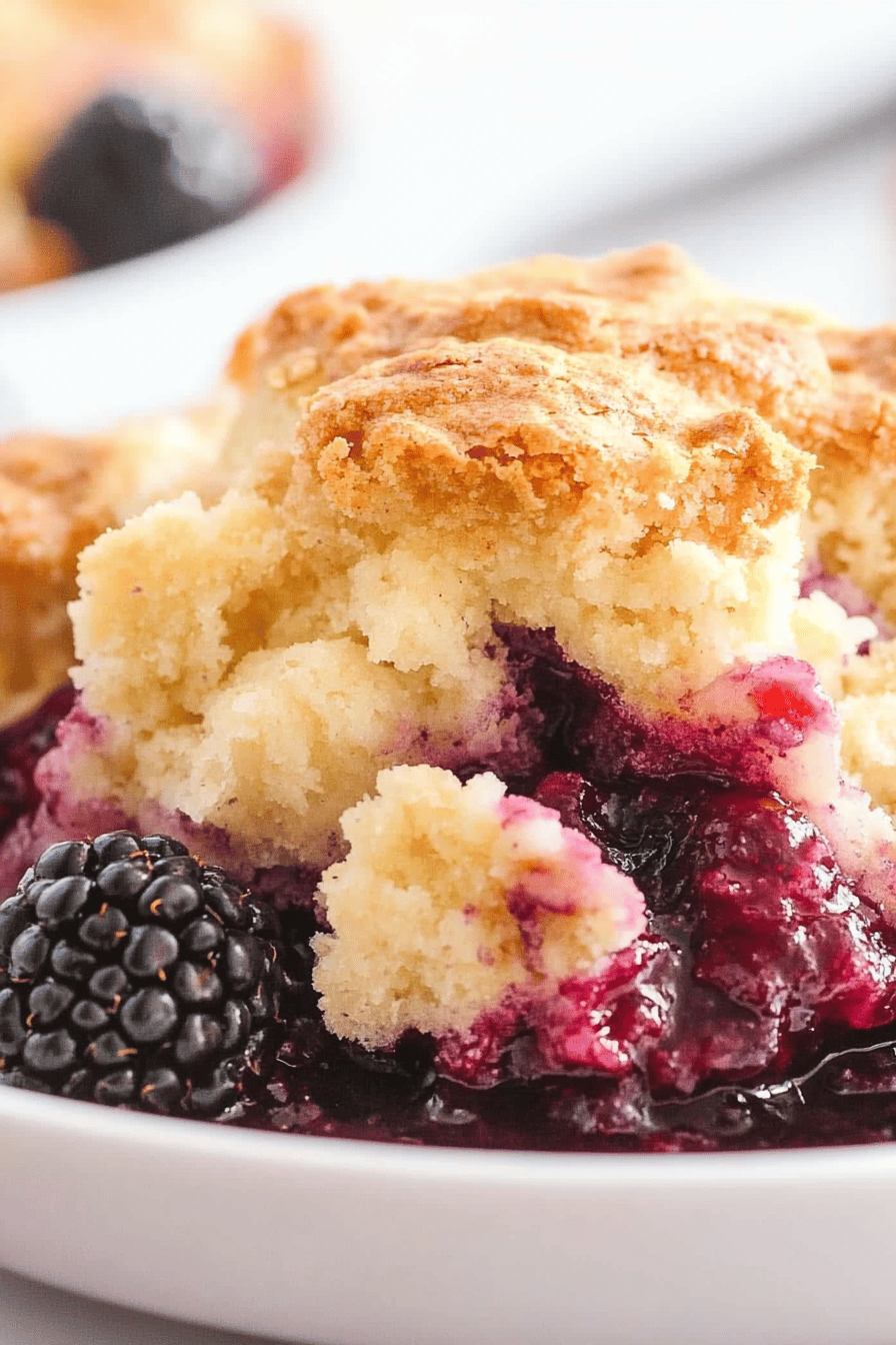 Easy Blackberry Cobbler Recipe ingredients