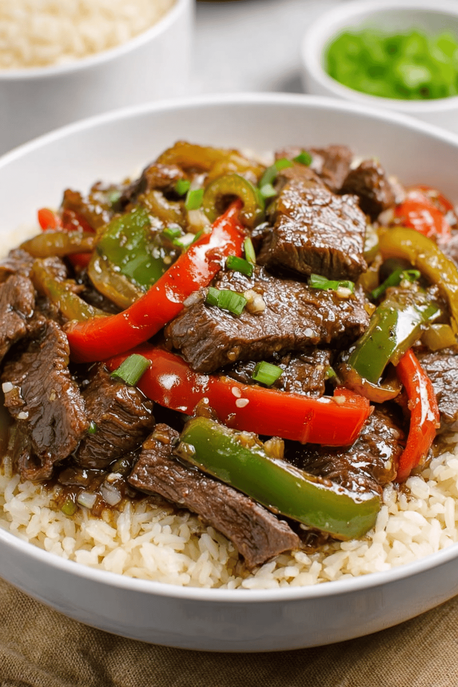 Easy Blackstone Pepper Steak Recipe Final Dish Presentation