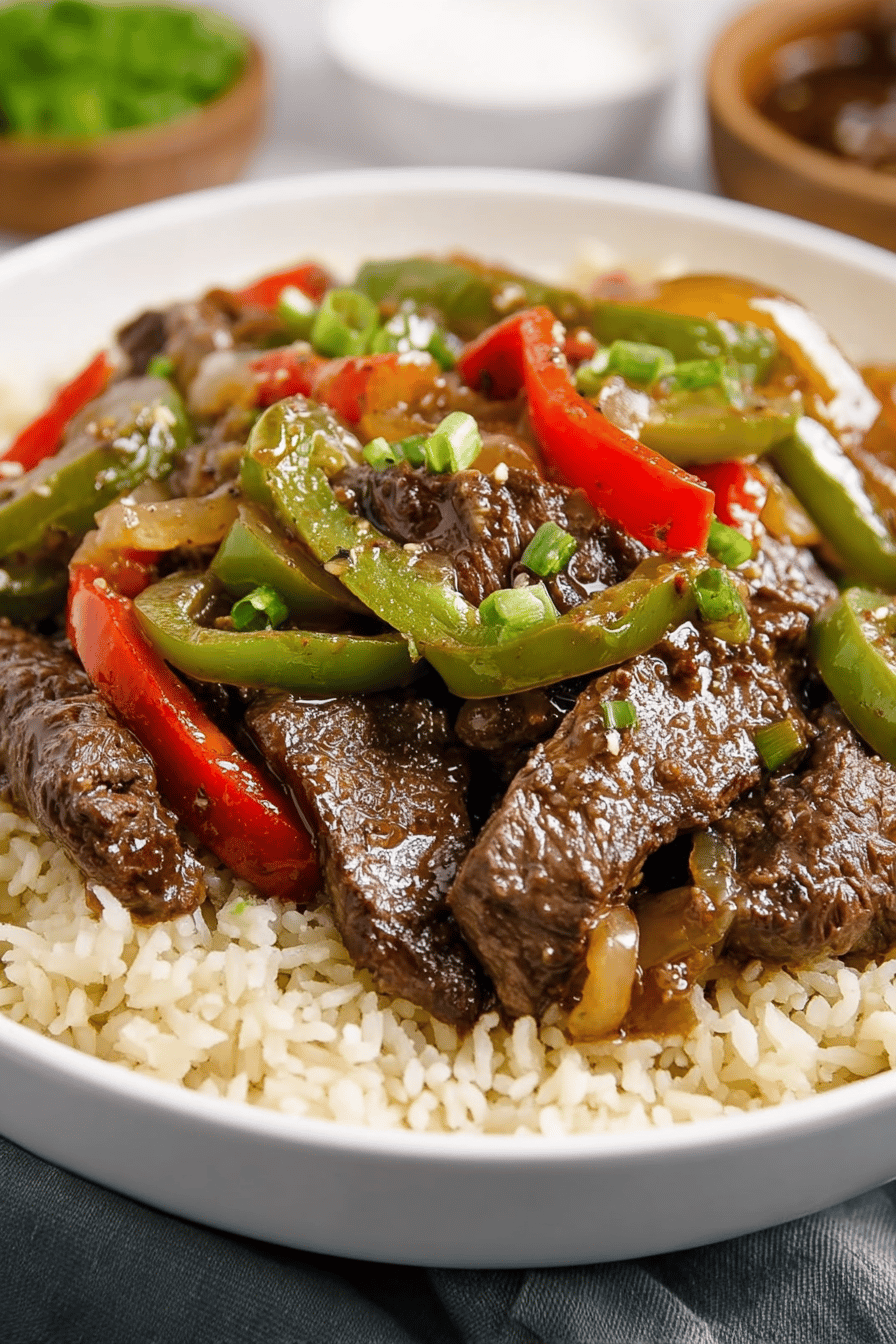 Easy Blackstone Pepper Steak Recipe ingredients