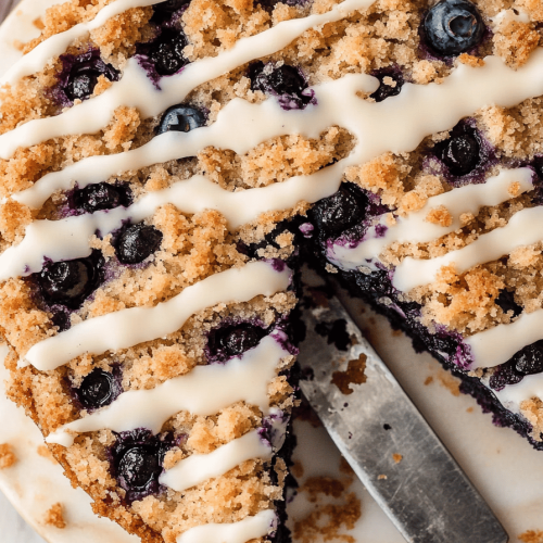Easy Blueberry Streusel Coffee Cake Recipe