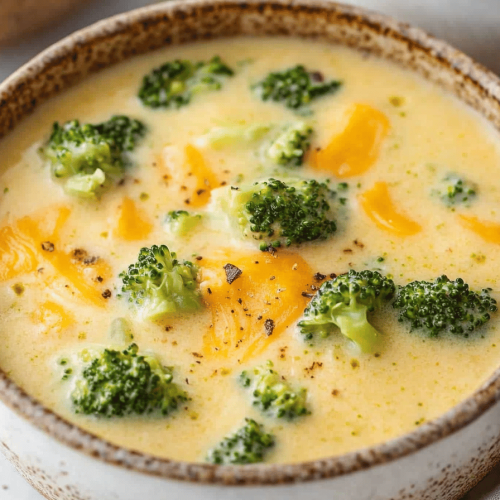 Easy Broccoli Cheddar Soup Recipe