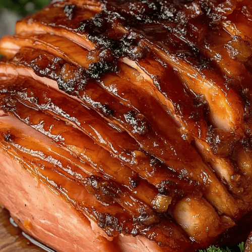 Easy Brown Sugar Glazed Baked Ham Recipe