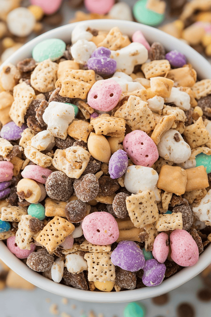 Easy Bunny Bait Trail Mix Recipe ingredients