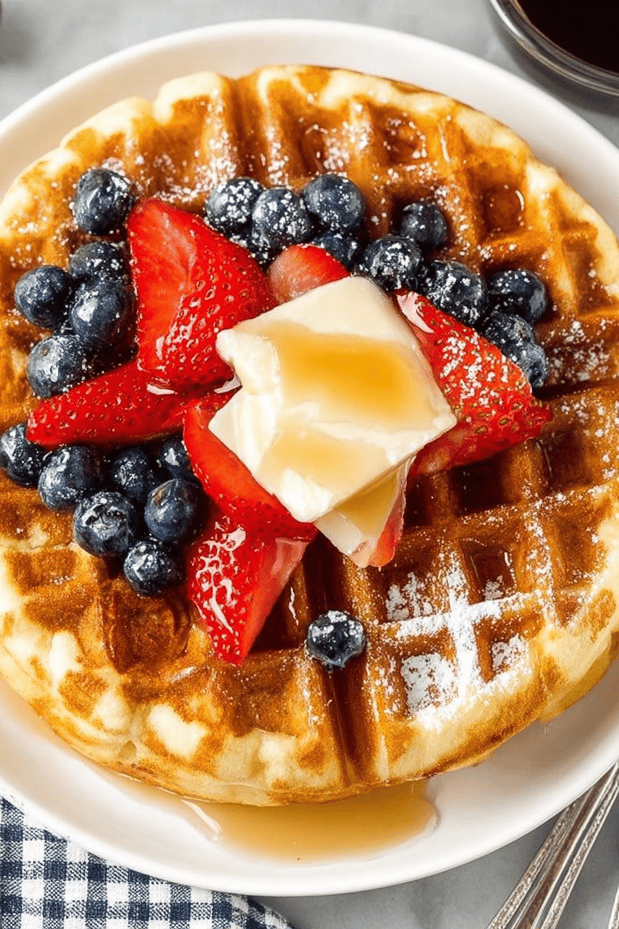 Easy Buttermilk Waffles Recipe ingredients