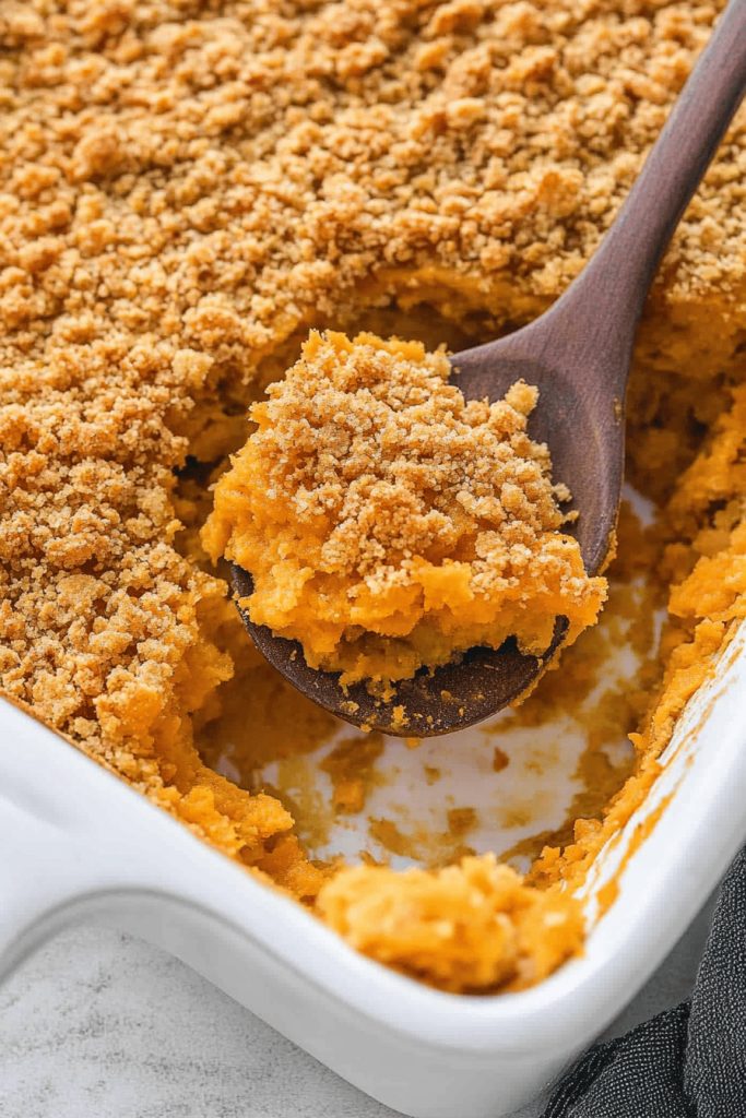 Easy Buttery Cracker Sweet Potato Casserole