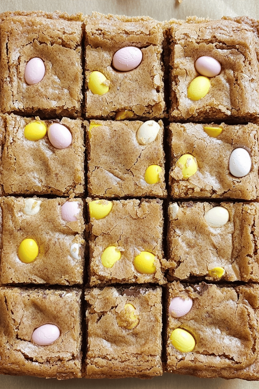 Easy Cadbury Mini Egg Blondies Recipe ingredients
