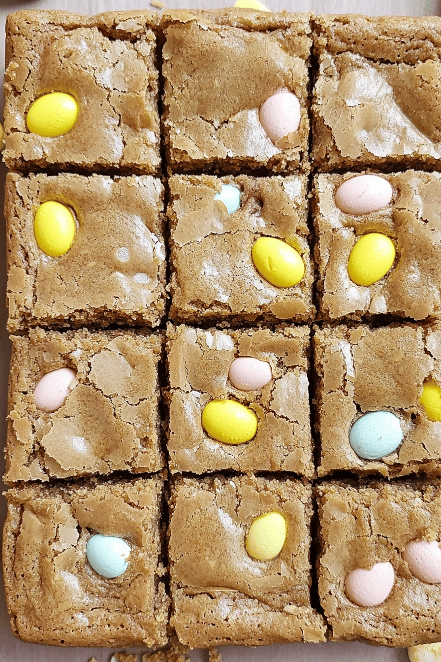Easy Cadbury Mini Egg Blondies Recipe