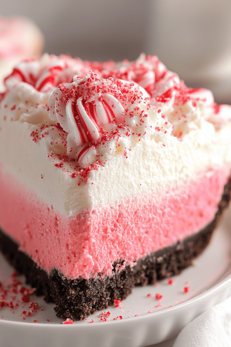 Easy Candy Cane Pie Recipe