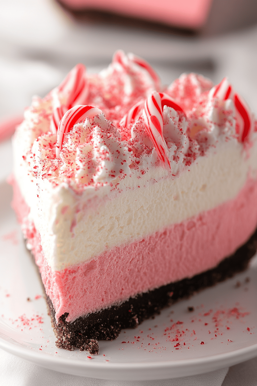 Easy Candy Cane Pie Recipe ingredients