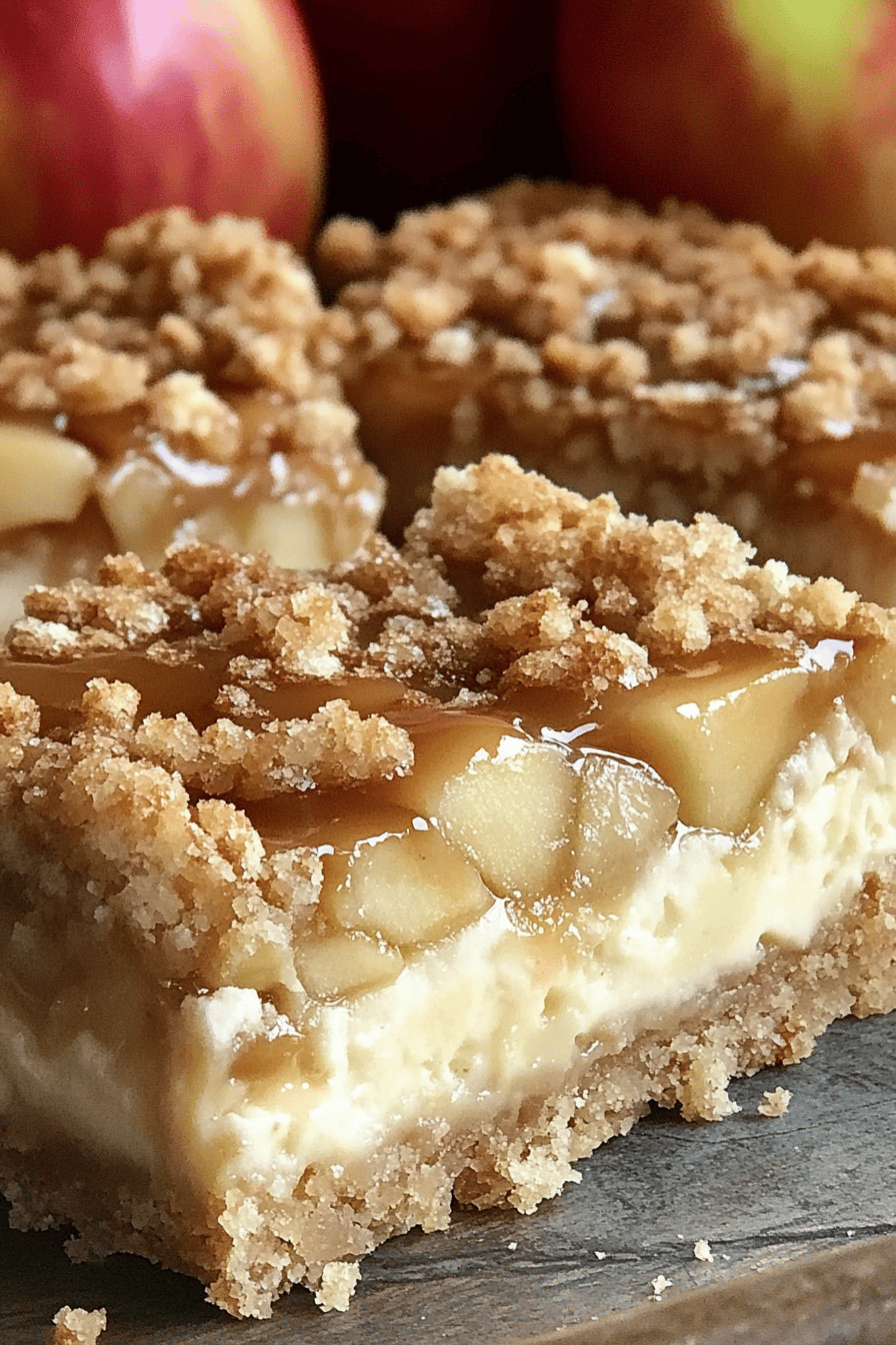 Easy Caramel Apple Cheesecake Bars ingredients