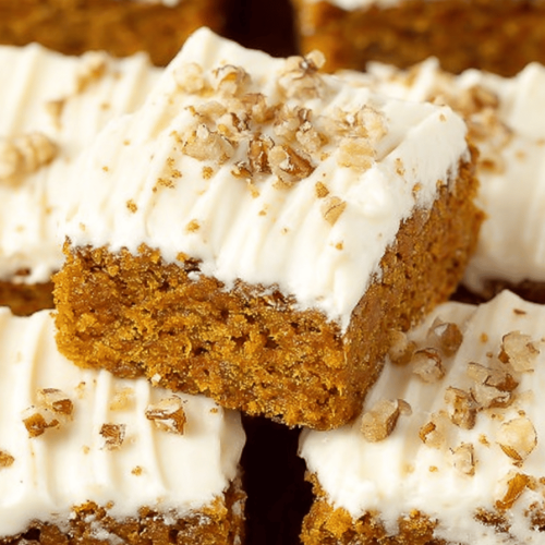 Easy Carrot Cake Bars with Cream Cheese Frosting
