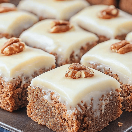 Easy Carrot Cake Blondies Recipe
