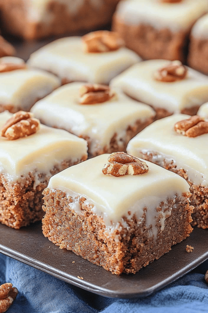 Easy Carrot Cake Blondies Recipe