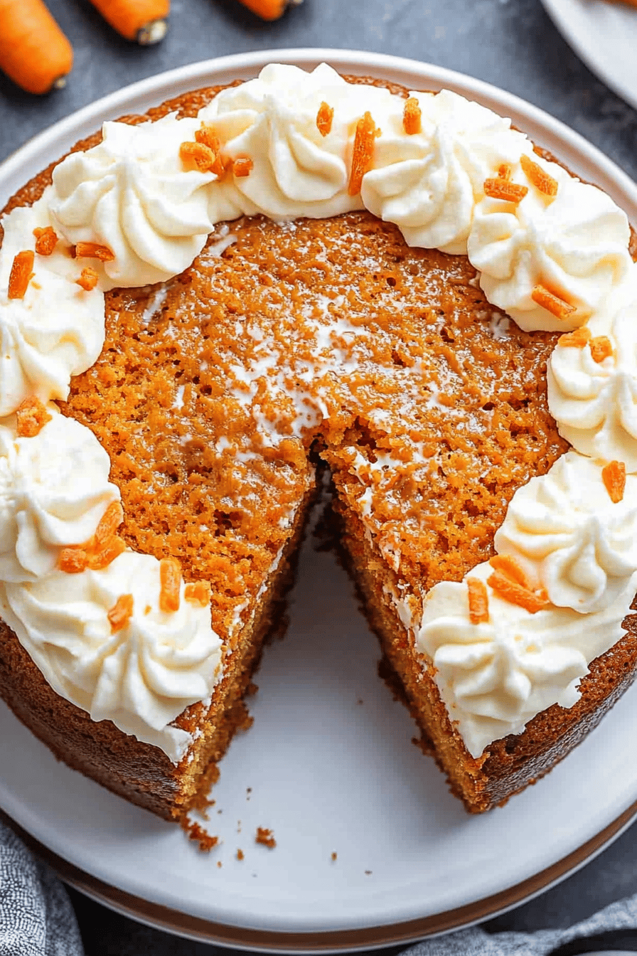 Easy Carrot Cake Recipe ingredients