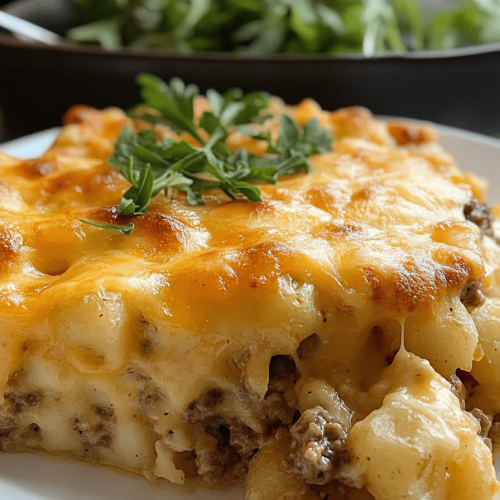Easy Cheeseburger Tater Tot Casserole Recipe