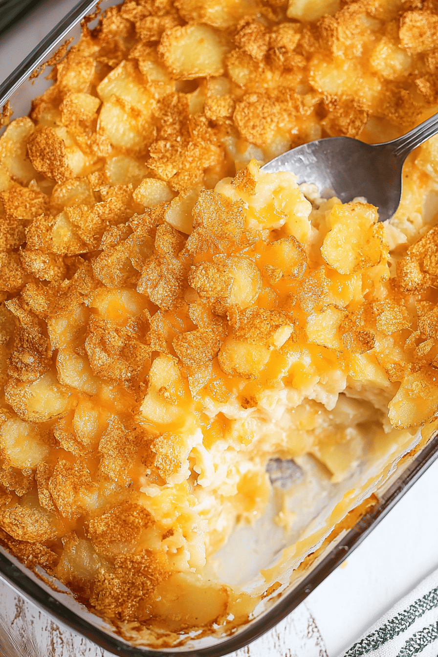 Easy Cheesy Funeral Potatoes Recipe ingredients