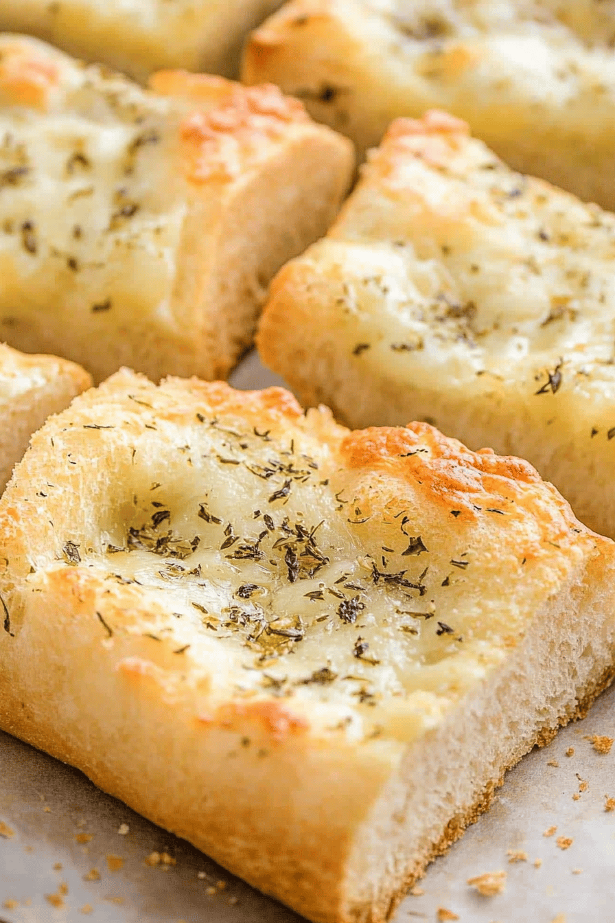 Easy Cheesy Garlic Bread Recipe