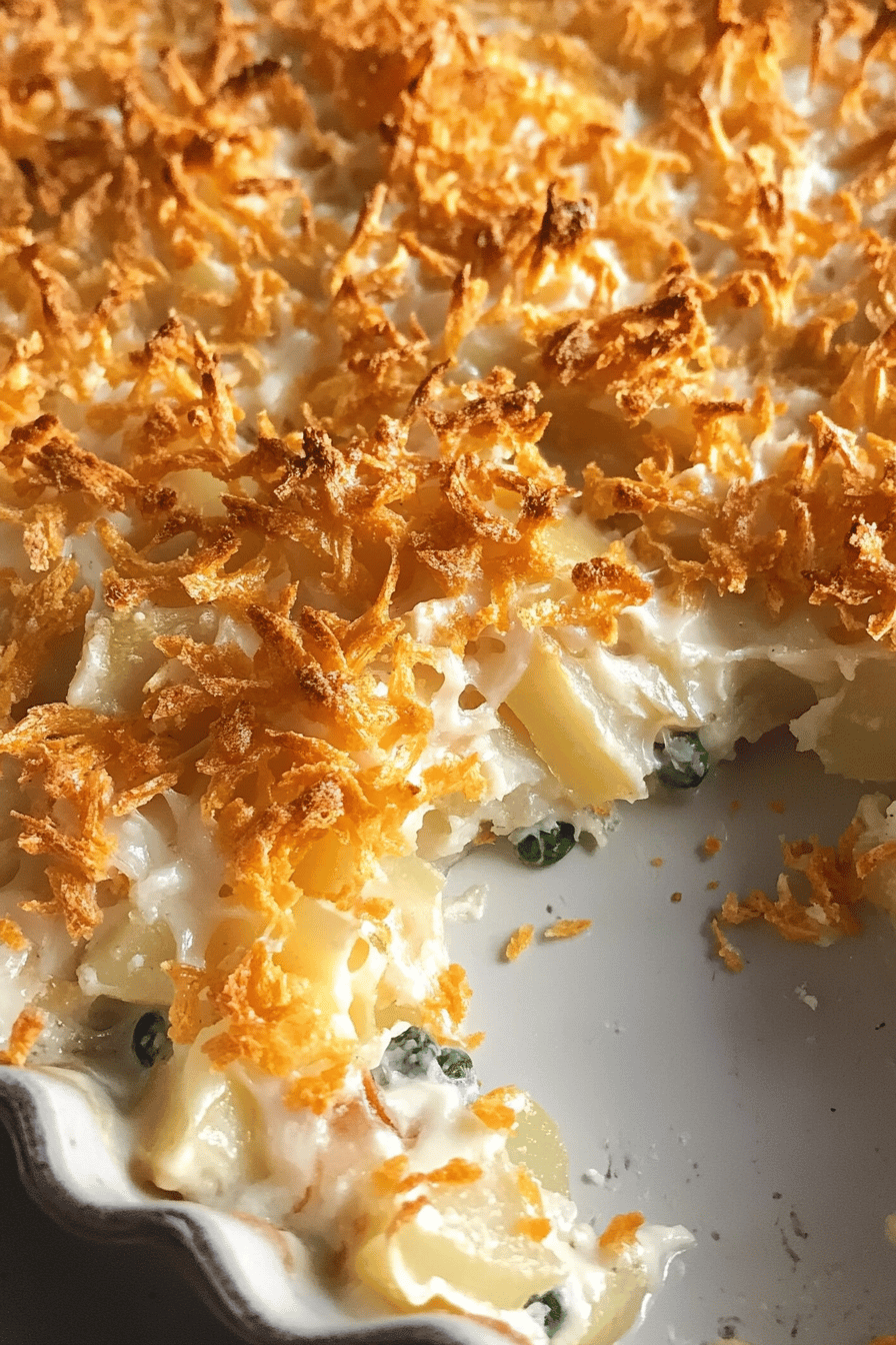Easy Cheesy Potato Casserole Recipe ingredients