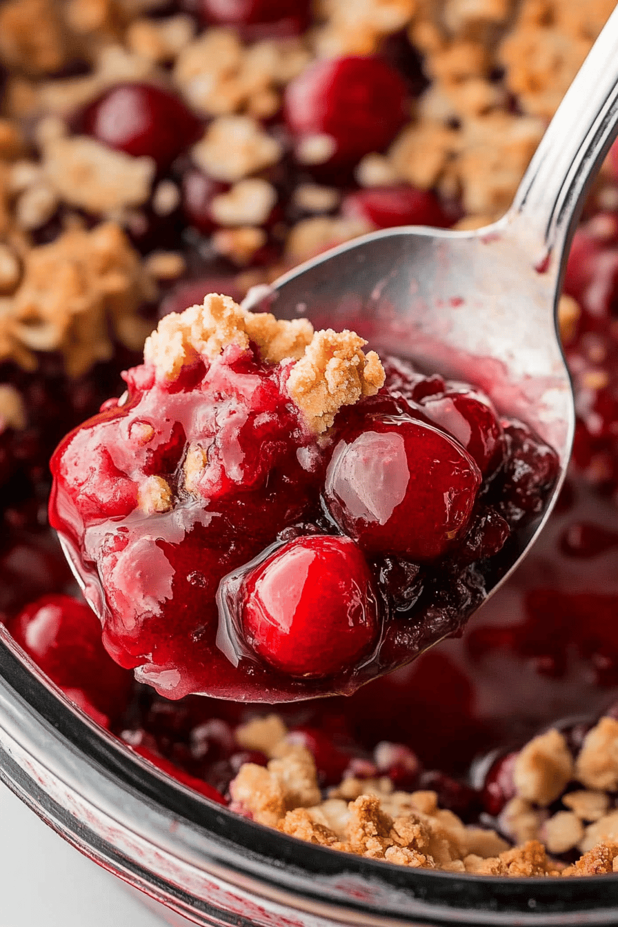 Easy Cherry Crisp with Pie Filling Recipe ingredients