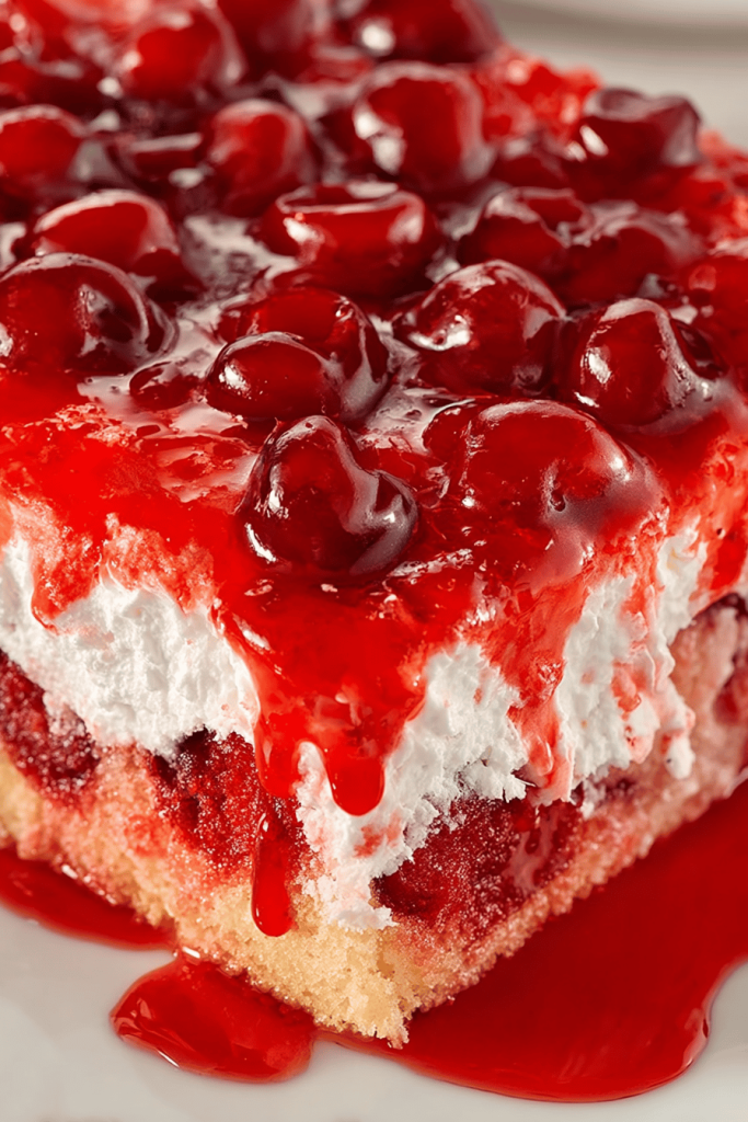 Easy Cherry Poke Cake Recipe