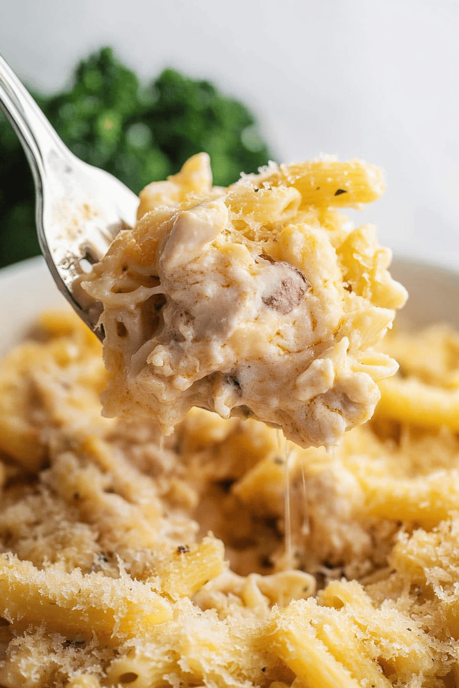 Easy Chicken Cordon Bleu Pasta Casserole Recipe