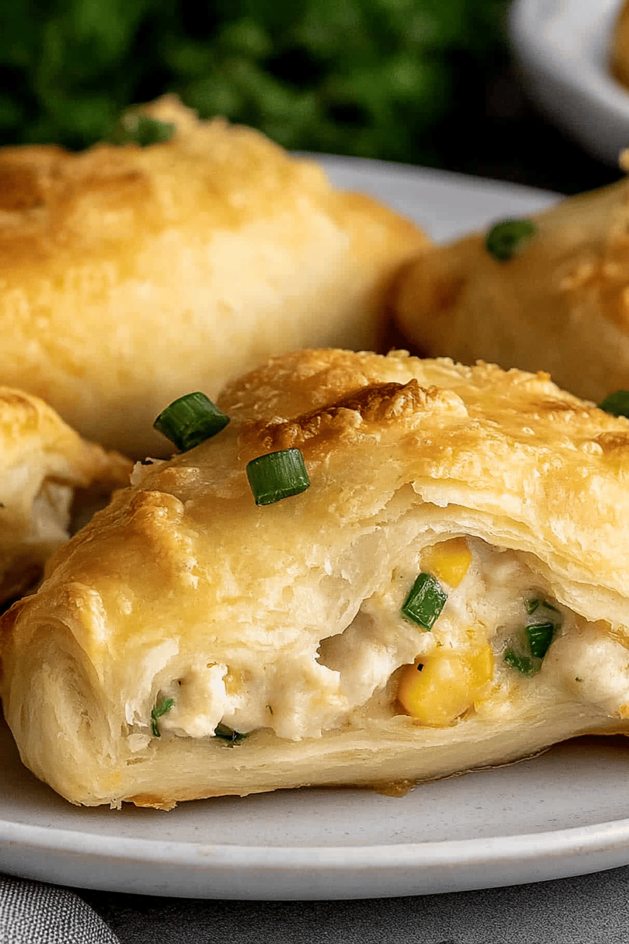 Easy Chicken Crescent Rolls Recipe Final Dish Presentation