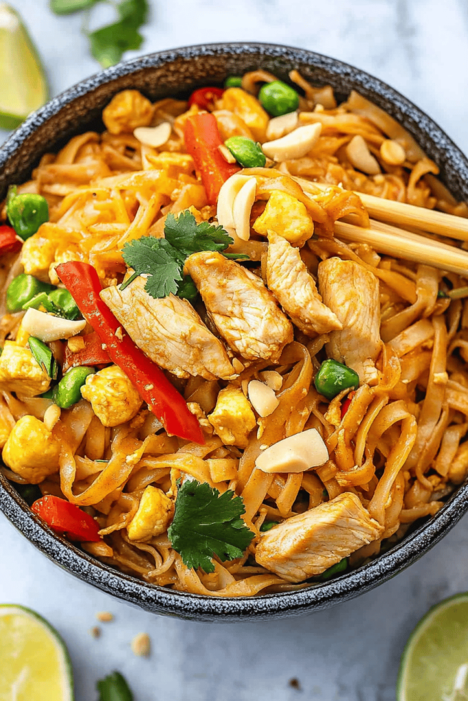 Easy Chicken Pad Thai Recipe