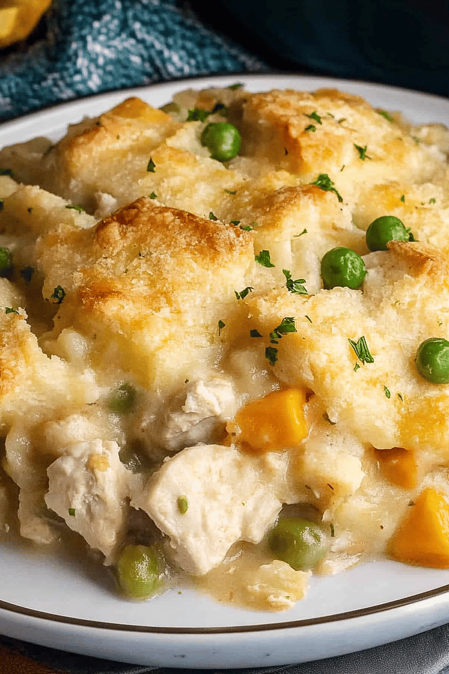 Easy Chicken Pot Pie Casserole Recipe ingredients