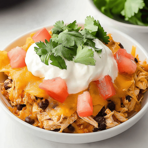 Easy Chicken Taco Casserole Recipe