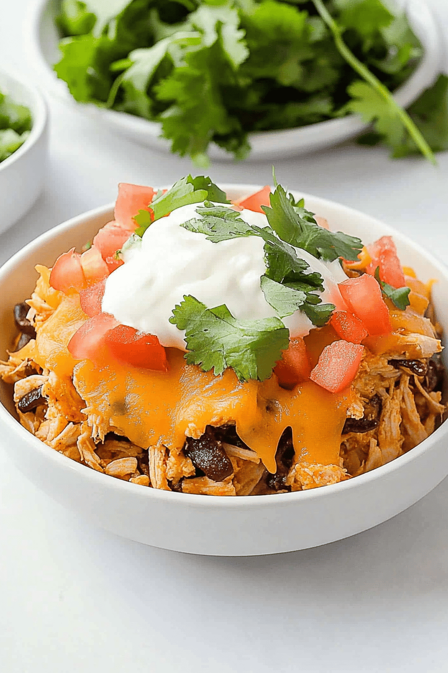 Easy Chicken Taco Casserole Recipe ingredients