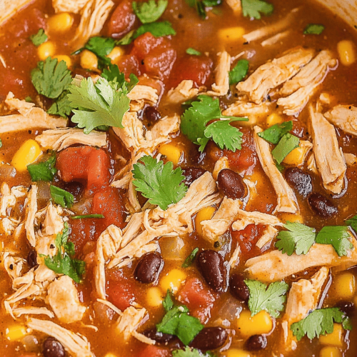 Easy Chicken Taco Soup Recipe