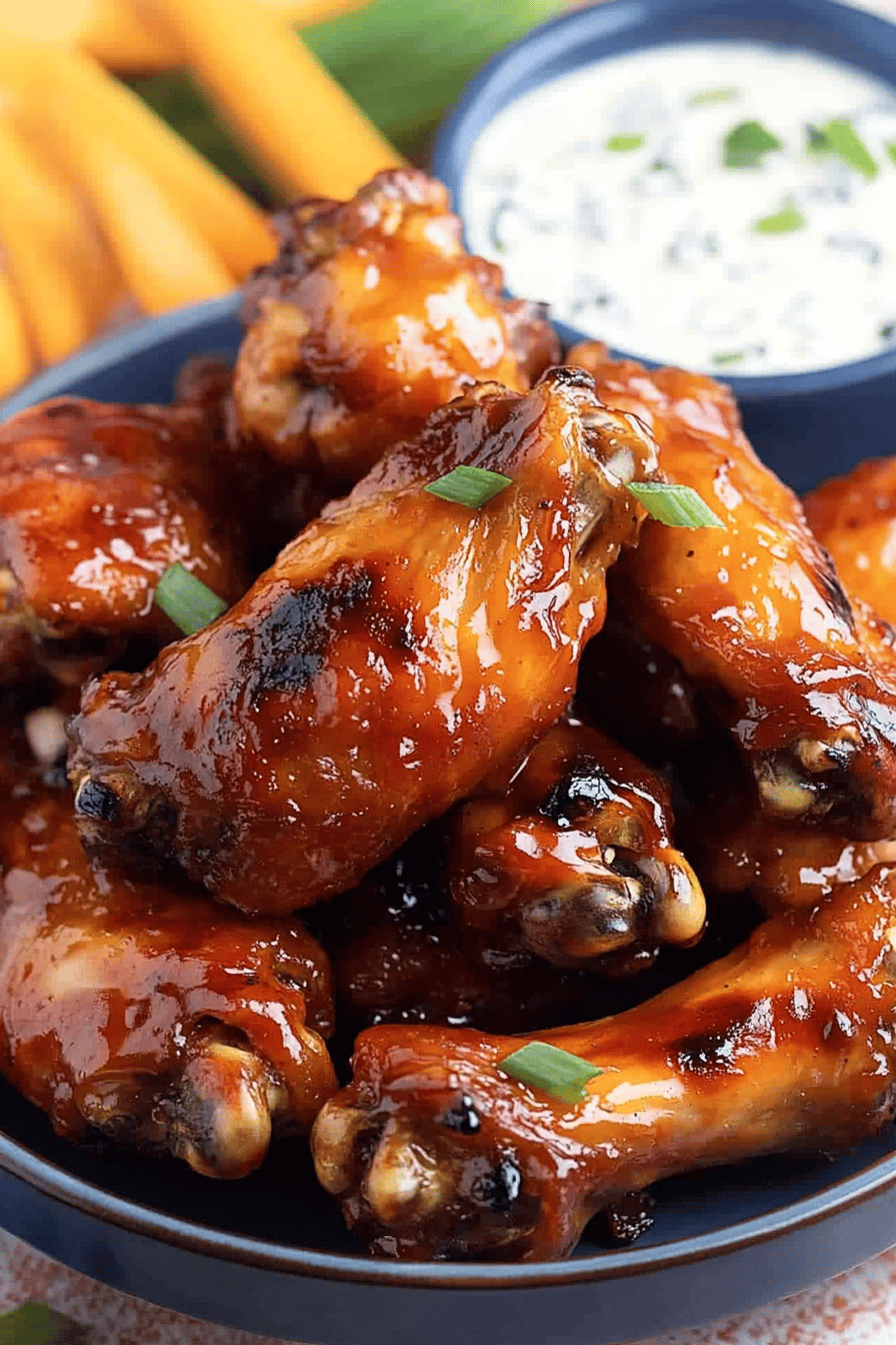 Easy Chicken Wings with Blue Cheese Dip Recipe ingredients