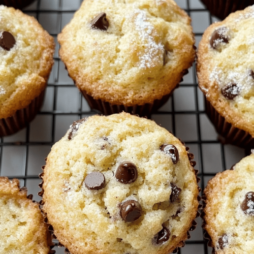 Easy Chocolate Chip Banana Muffins Recipe
