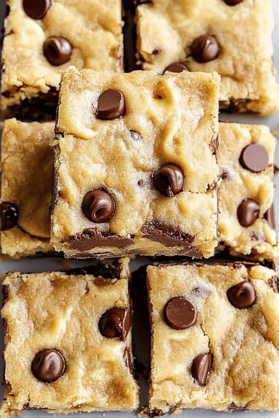 Easy Chocolate Chip Banana Yogurt Snack Bars Final Dish Presentation