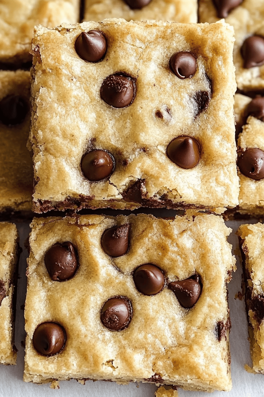 Easy Chocolate Chip Banana Yogurt Snack Bars Final Dish Presentation