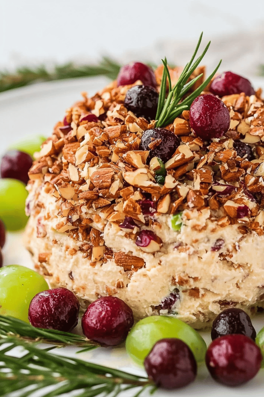 Easy Christmas Cheeseball Recipe ingredients