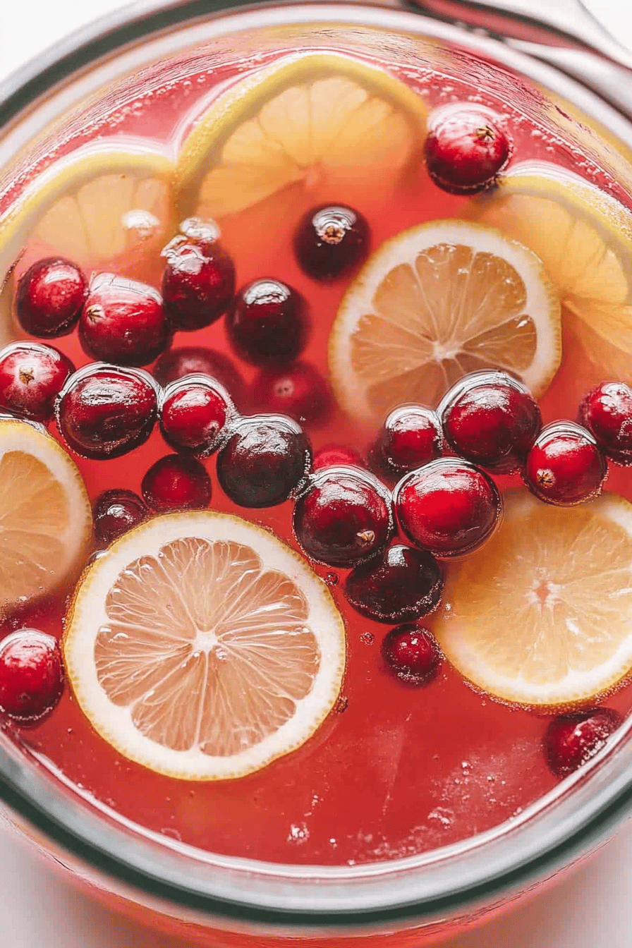 Easy Citrus Cranberry Punch Recipe