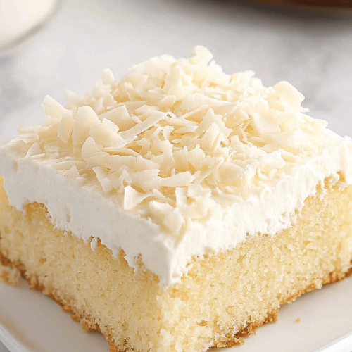 Easy Coconut Cream Cake Recipe